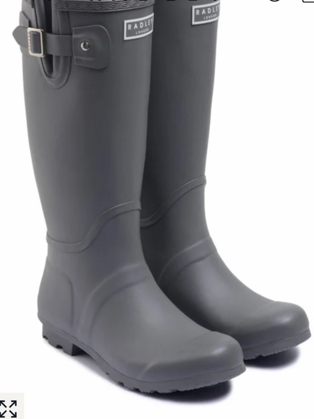Radley London Women's Alba Long Wellington Rain Boots Size 7 ☂️💧